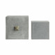 EV21405#S/2 7/9" Harcourt Suede Boxes W/stone Knob, Blue