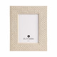 EV21410-01#Luanda Lether 4x6" Photo Frame, Cream