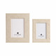 EV21410-02#Luanda Lether 5x7 Photo Frame, Cream