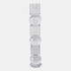 21419-02#12" Crystal Orbs & Blocks Taper Candleholder, Clea