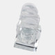 21419-02#12" Crystal Orbs & Blocks Taper Candleholder, Clea