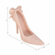 EV21444#9" Laxmi Pink Quartz Resin High Heel Statuary