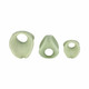 EV21454#S/3 4/5/6" Zelen Green Quartz Resin Spheres