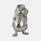 21458#9x5" Metal Walrus, Silver