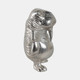 21458#9x5" Metal Walrus, Silver
