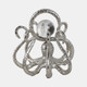 21460#8x8" Octopus With Acrylic Ball, Silver