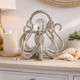 21460#8x8" Octopus With Acrylic Ball, Silver