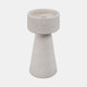 21469-01#8x4" Taper & Pillar Holder, White
