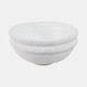 21470-02#12x12" Textured Bowl, White