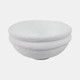21470-02#12x12" Textured Bowl, White