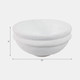 21470-02#12x12" Textured Bowl, White