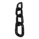 21499-03#25x4" Pierced Metal 4-chain Link Object, Black