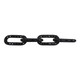 21499-03#25x4" Pierced Metal 4-chain Link Object, Black