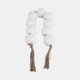 21522-01#44x3" Ecomix Bead Garland, White