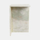 20773-03#20x13" Square Marble Accent Table, Light Green