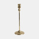 21534-02#12x4" Vintage Taper Holder, Gold