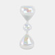 21546#8x3" Glass 10min Bubble Sandtimer, Iridescent