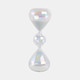 21546#8x3" Glass 10min Bubble Sandtimer, Iridescent