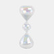 21546#8x3" Glass 10min Bubble Sandtimer, Iridescent