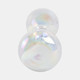 21546#8x3" Glass 10min Bubble Sandtimer, Iridescent
