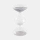 21549-01#8x4" Glass 30min Large Bubble Sandtimer, Clear