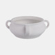 21611-01#12" Textured Bowl With Handles, White