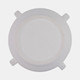 21611-01#12" Textured Bowl With Handles, White