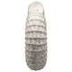 16883-02#12x11" Woven Shell Decor, White