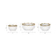 EV21714#S/3 7/8/10" Tamasi Gold Dot  Bowls 