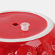 20273-03#7" Strawberries Flower Pot, Red