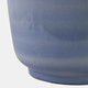 20265-03#S/2 10/12" Reactive Glazed Planters, Baby Blue
