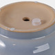 20265-03#S/2 10/12" Reactive Glazed Planters, Baby Blue