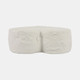 21778#8x8" Textured Ecomix Heart, Ivory