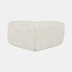 21778#8x8" Textured Ecomix Heart, Ivory