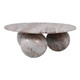 EV21779#40" Laszlo Marble Sphere Coffee Table