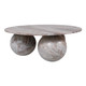 EV21779#40" Laszlo Marble Sphere Coffee Table