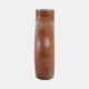 17558-06#10x7" Cut-out Wood Vase, Natural