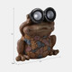 20294-01#12" Frog With Solar Goggles, Multi