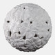 20305-03#1o" Flower Cut-out Garden Orb, White