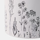 21860#S/2 6/8" Wildflower Field Planters, White/navy