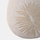 21861-02#8" Pampas On Rounded Planter, Ivory