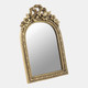 21871#5x7" Mirror In Gilded Bow Arch Frame, Gold