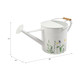 21875#10x20" Watering Can, White W/yel Flower