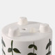 21909-01#6" Footed Hand Painted Planter, Multi