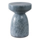 EV21891-01#17" Mendoza Small Art Glass Table, Teal