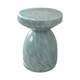 EV21891-02#20" Mendoza Large Art Glass Table, Teal