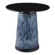 EV21897-01#19" Posados Tall Art Table W/marble Top, Blue