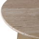 EV21899-02#21" Madryn Short Art Table W/travertine Top, Green