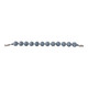 EV21905-03#53"cardiff Blue Eco-mix Garland W/leather Tassels