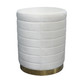 EV21926#19" Stirling Cream Velvet Storage Stool